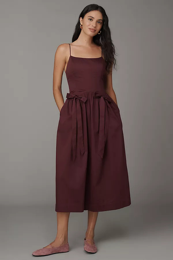 Penelope Apron Midi Dress | Anthropologie (US)