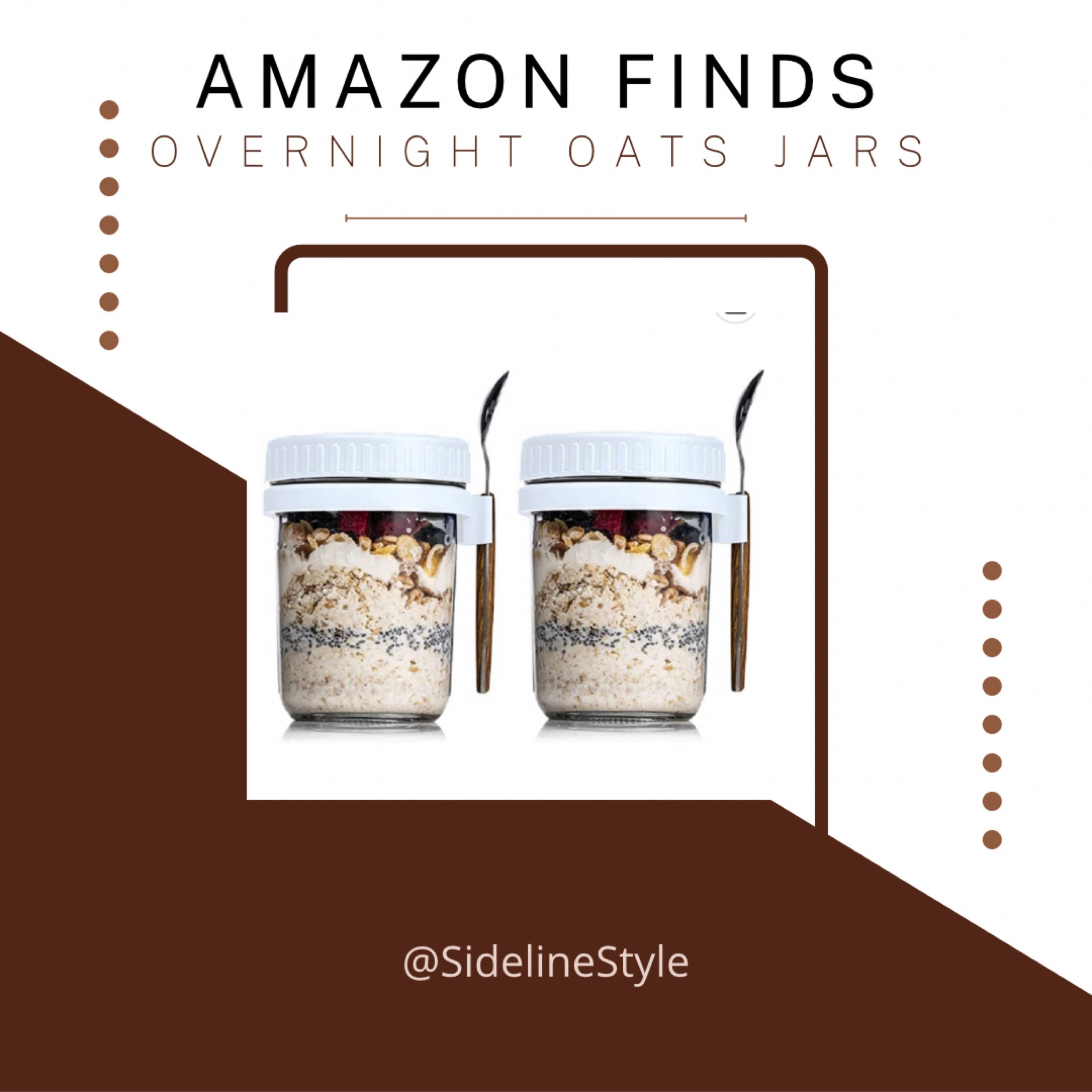 Lately, I have really gotten into Overnight Oats and these jars are amazing! #OvernightOats #Healthy #Kitchen #Amazon 

#LTKfit #LTKunder50 #LTKhome