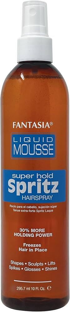 Fantasia Liquid Mousse Spritz Hair Spray Super Hold 10 Fl Oz (Pack of 1) | Amazon (US)
