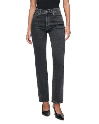 DL1961 Halle Straight High Rise Instasculpt Jeans in Nightshade | Bloomingdale's (US)