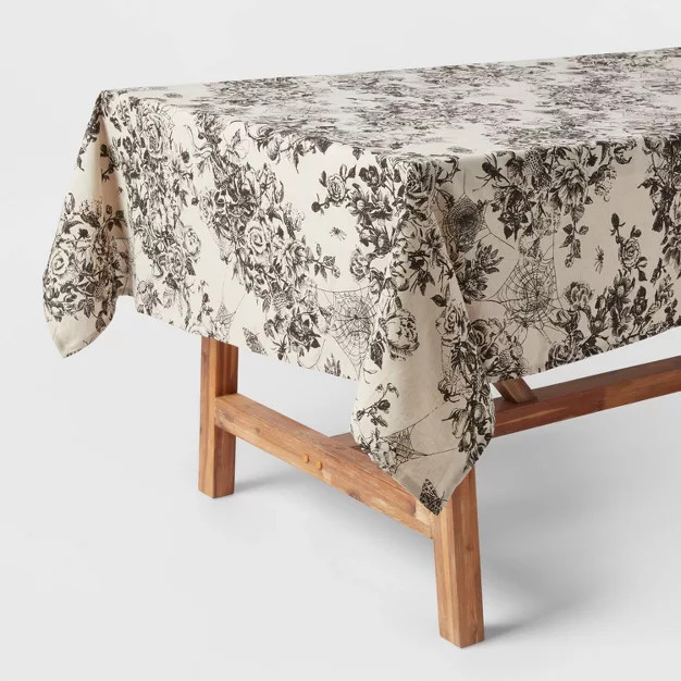 84" x 60" Cotton Light Floral Tablecloth - Threshold™ | Target