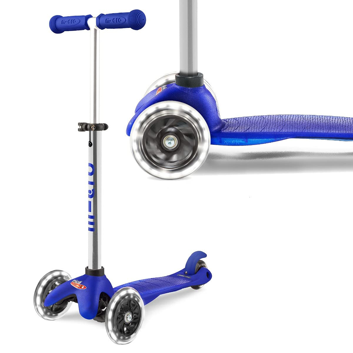 Micro Scooters | Mini Micro Plus LED Children's Scooter | Handlebar Adjustable | Light Up Wheels ... | Amazon (UK)