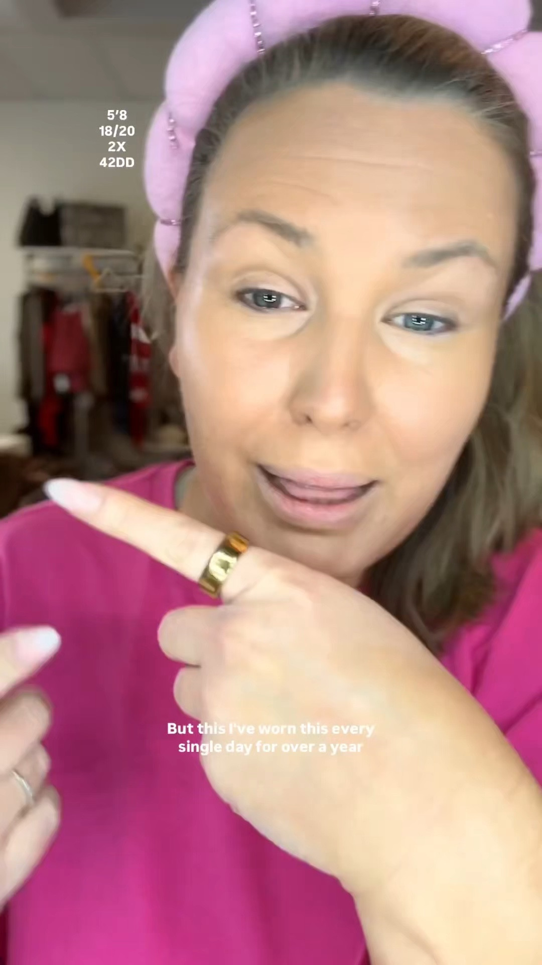 Honest Oura ring review - I never take it off and it has helped me SO MUCH! 
Wearing a 2X in the pink top!

Plus size fashion, everyday outfit ideas, health essentials, oura ring, midsize fashion, morning routine

#LTKOver40 #LTKselfcare #LTKPlusSize