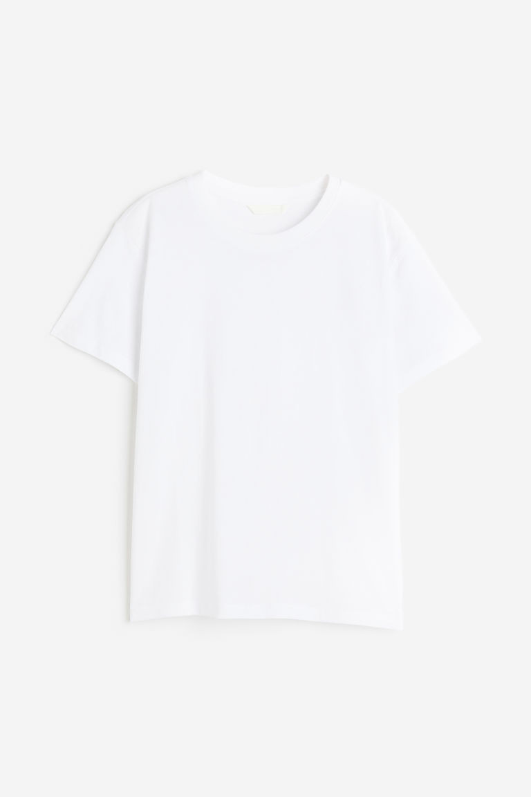 H & M - Cotton T-shirt - White | H&M (US + CA)