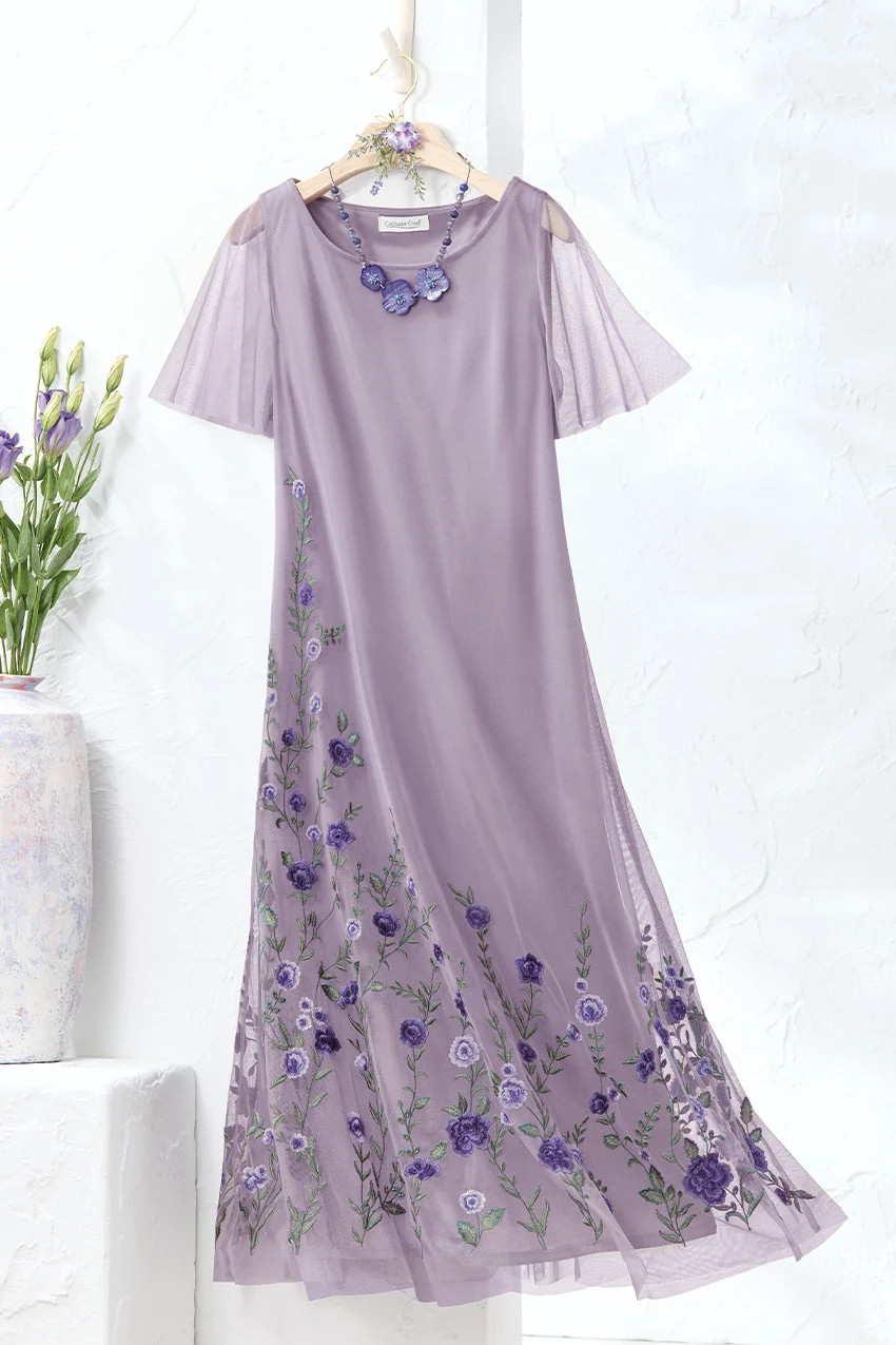 Delicate Intrigue Mesh Dress | Coldwater Creek