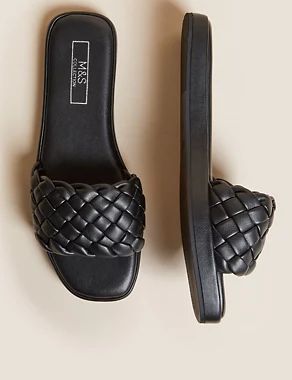 Woven Flat Sandals | M&S Collection | M&S | Marks & Spencer (UK)