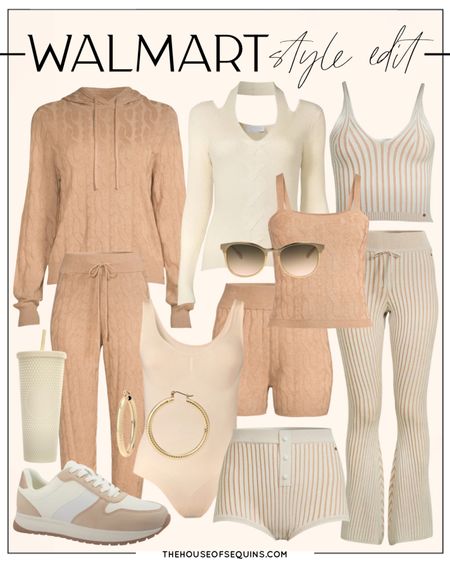 Shop neutral monochromatic trend in Walmart athleisure and loungewear! Matching sets, flared leggings, joggers, sport bras, puffer bag.

Follow my shop @thehouseofsequins on the @shop.LTK app to shop this post and get my exclusive app-only content!

#liketkit 
@shop.ltk
https://liketk.it/40Bwi

#LTKFind #LTKSeasonal #LTKsalealert