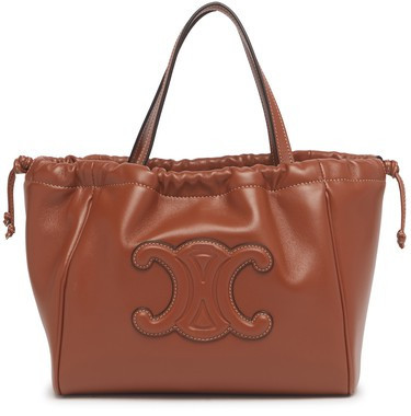 Small cabas drawstring cuir Triomphe in smooth calfskin - CELINE | 24S (APAC/EU)
