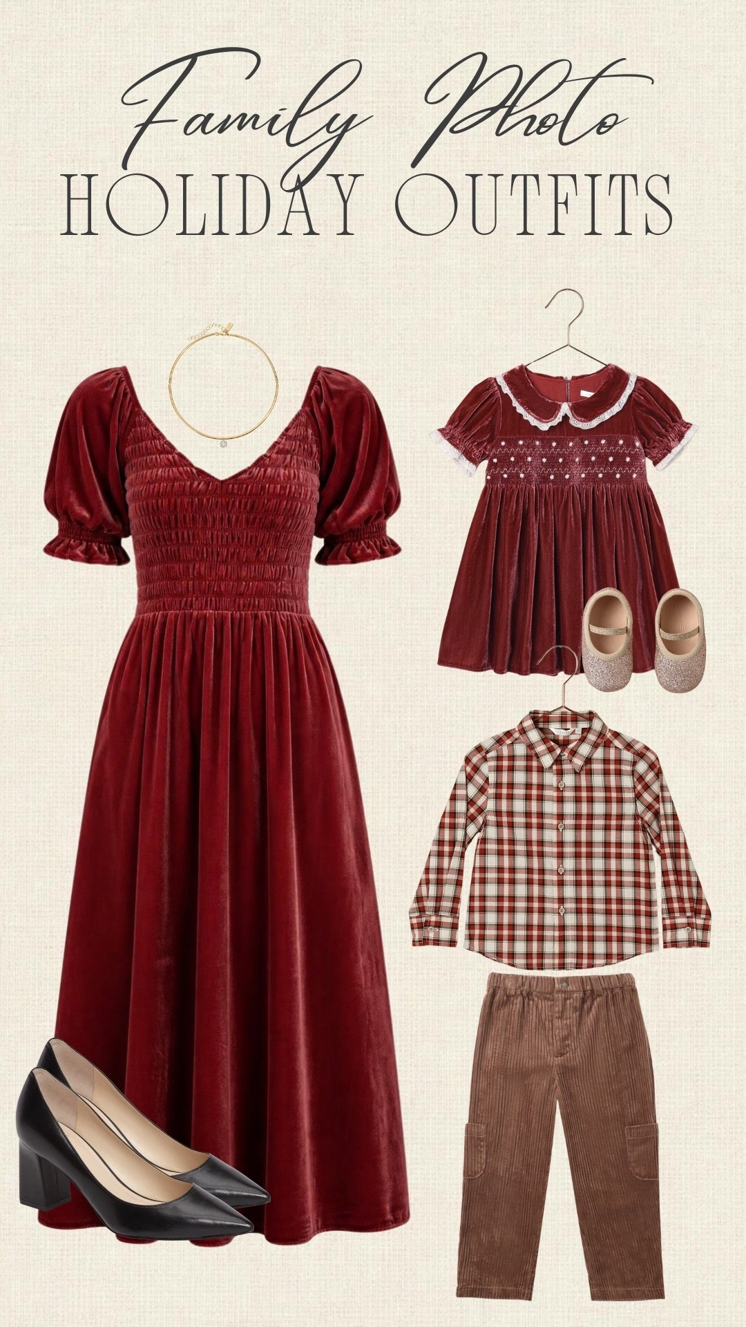 Holiday family photo outfit idea!

#LTKmomlife #LTKBaby #LTKKids