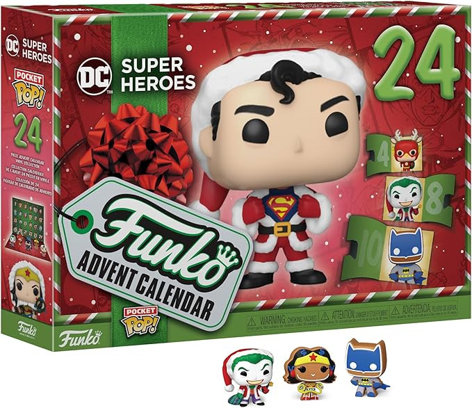 Funko Pop! Advent Calendar - DC Super Heroes 2023, 24 Pocket Pop! Vinyl Figures | Amazon (US)