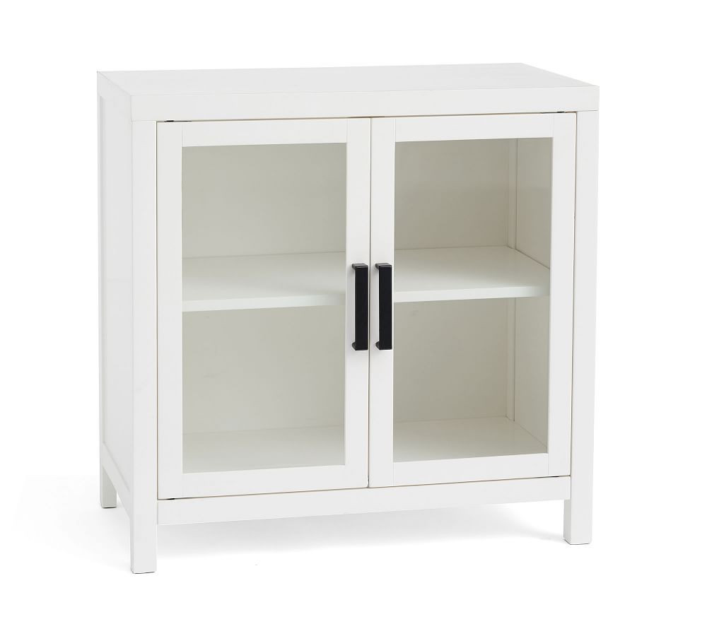 Bright White Austen Floor Storage | Pottery Barn (US)