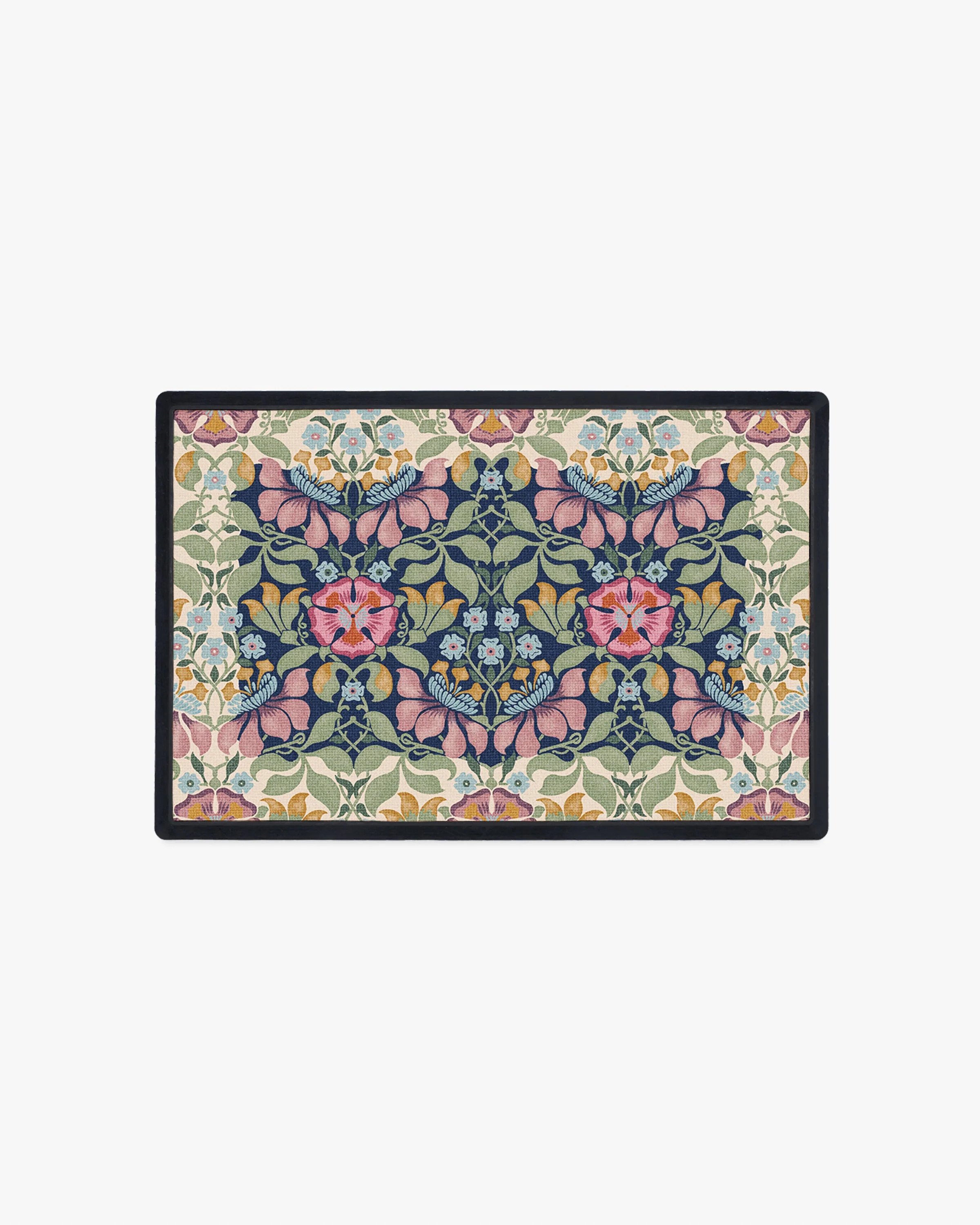 Persephone Midnight & Cream Doormat | Ruggable