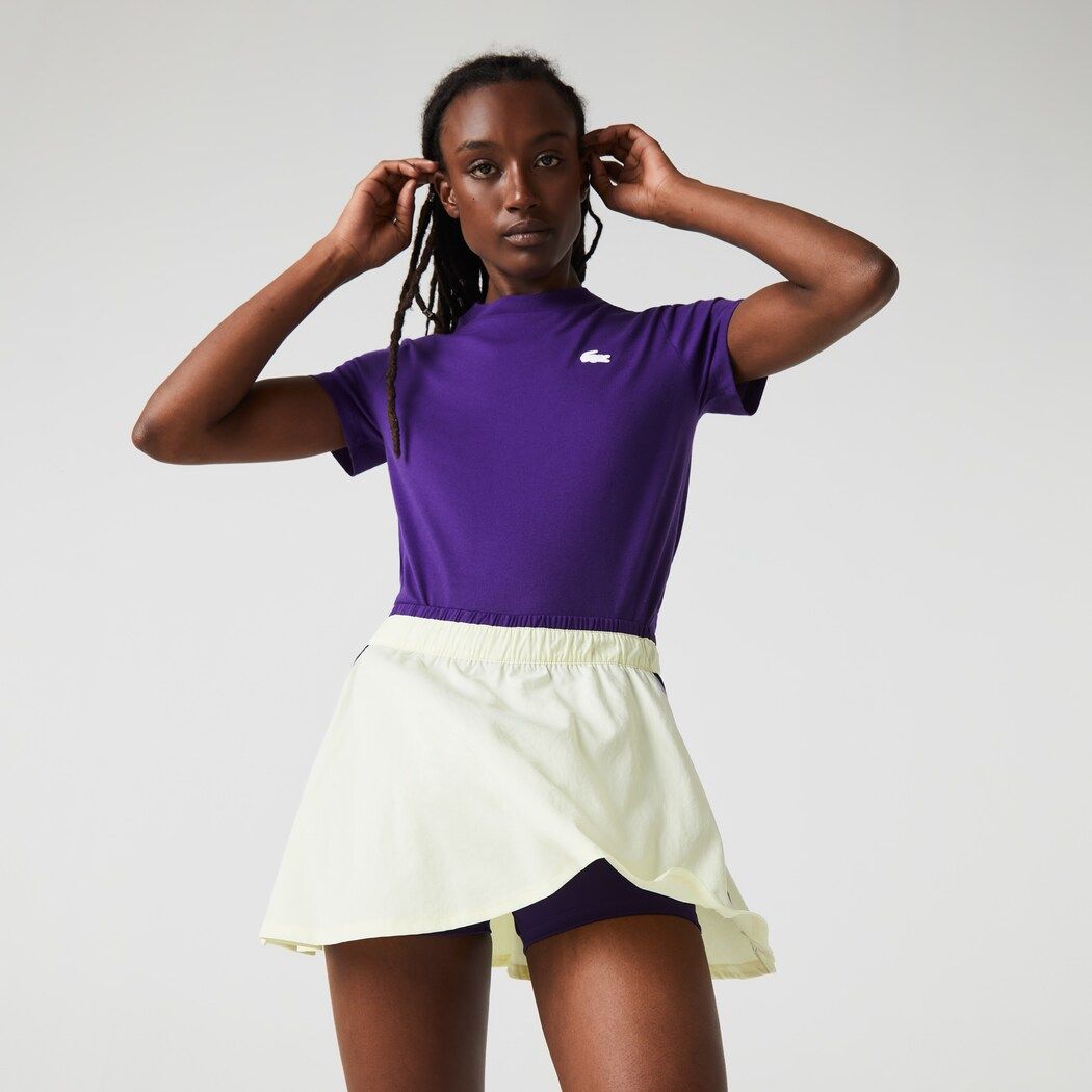 Damen LACOSTE SPORT Tennis-Rock mit eingearbeiteten Shorts | Lacoste (DE)