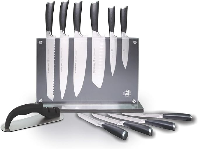 Schmidt Brothers -Heritage 12-Piece Kitchen Knife Set, High-Carbon German Stainless Steel Cutlery... | Amazon (US)