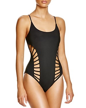 Red Carter Cutout One Piece Swimsuit | Bloomingdale's (US)