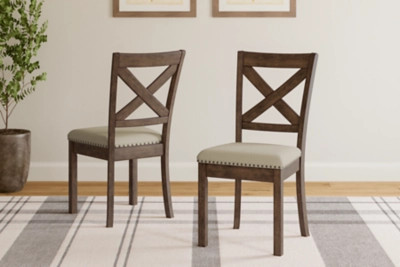 Moriville X Back Dining Chair, Beige | Ashley