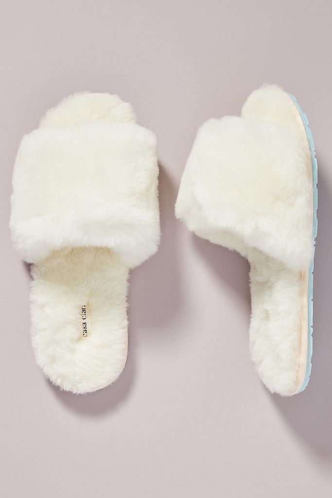 Frankie Shearling Slippers | Anthropologie (US)