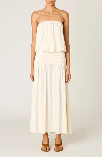 La Cienega Strapless Blouson Maxi Dress | Nordstrom