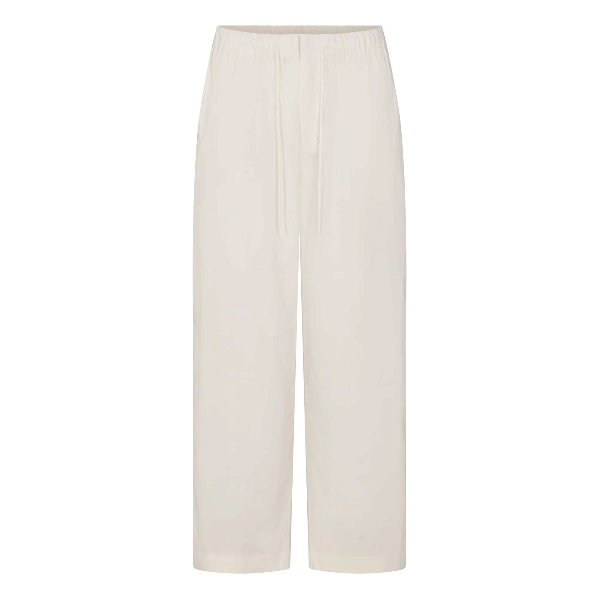 WOVEN COTTON OVERSIZED STRAIGHT LEG PANT | EGRET | SKIMS | SKIMS (US)