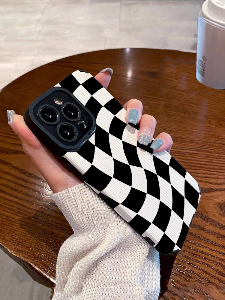 Plaid Pattern Phone Case | SHEIN
