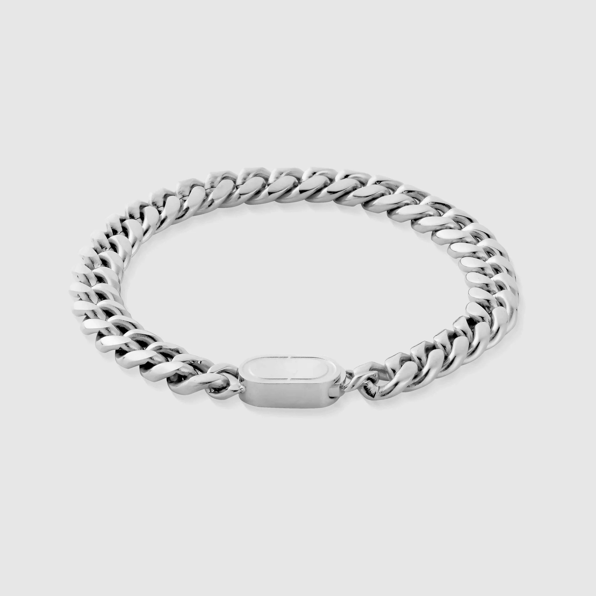 Cuban Bracelet (Silver) 8mm | Craftd London (US)