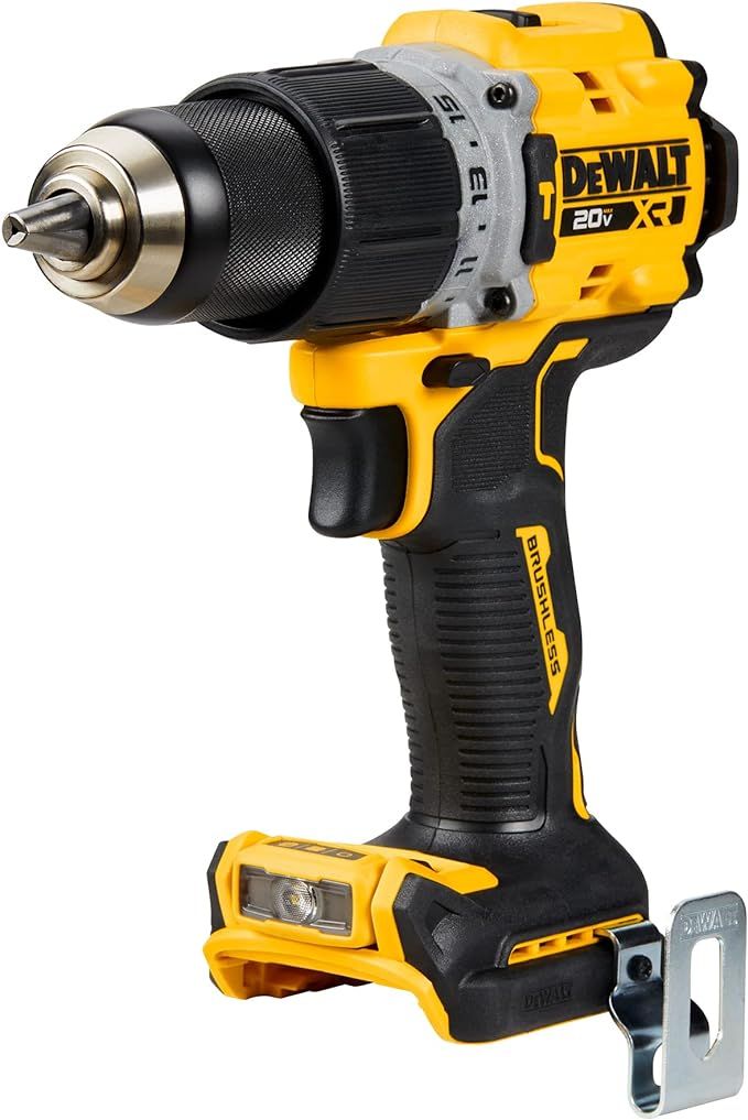 DEWALT 20V MAX Hammer Drill, 1/2", Cordless and Brushless, Compact With 2-Speed Setting, Bare Too... | Amazon (US)