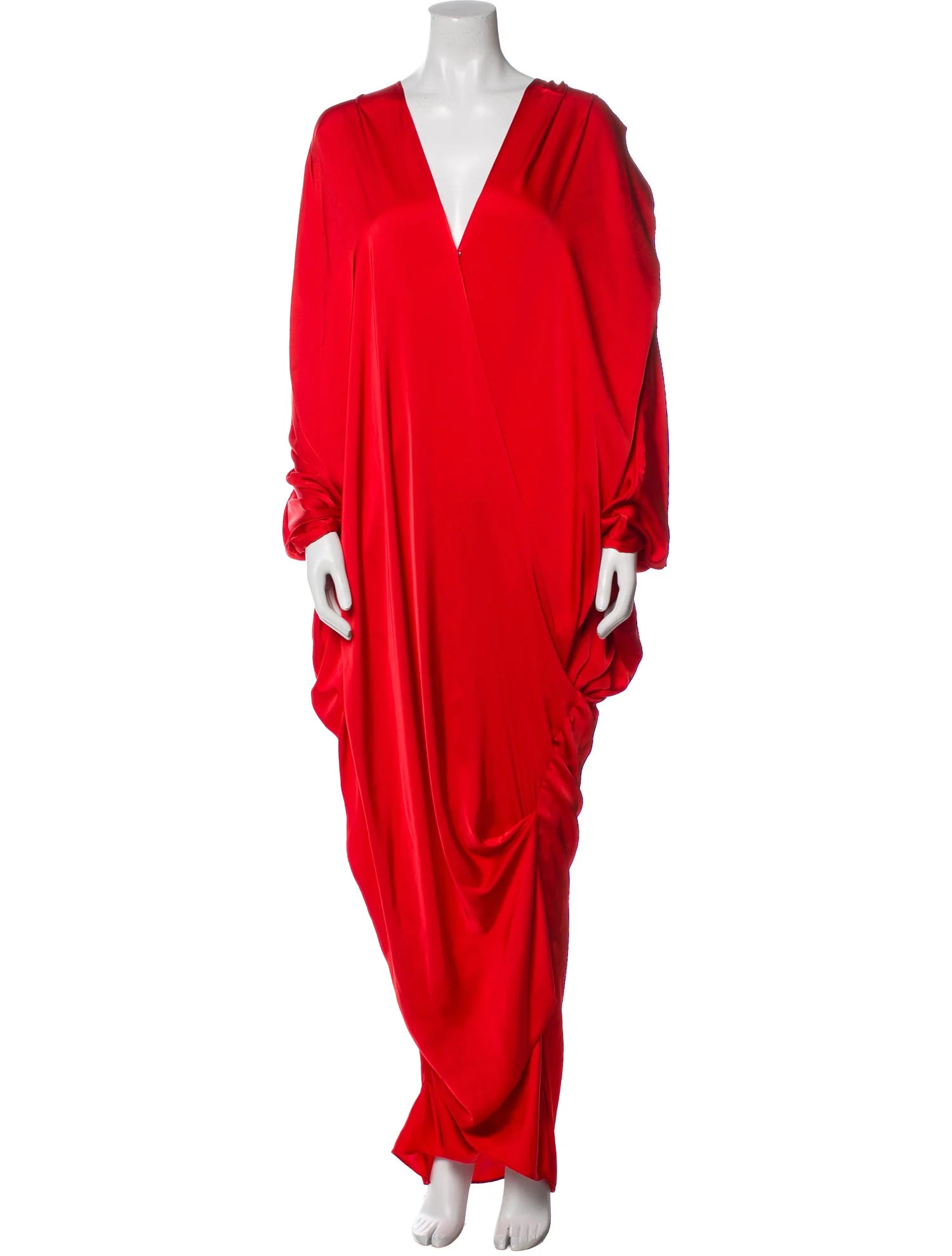 V-Neck Long Dress | The RealReal