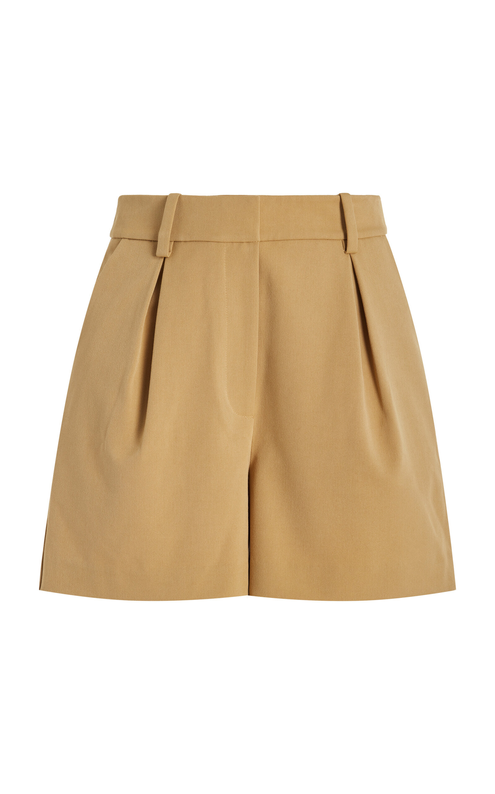 Exclusive Favorite Pleated Twill Trench Shorts | Moda Operandi (Global)