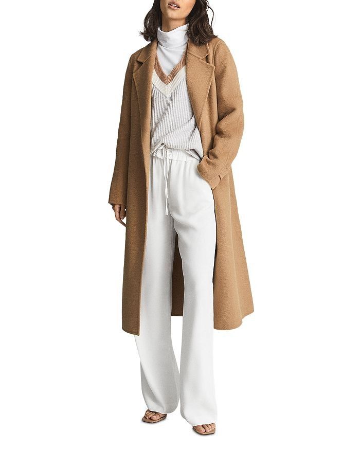 Brooks Belted Coat, Womens camel coat, camel coat mango, camel wool coat, wool coat womens | Bloomingdale's (US)