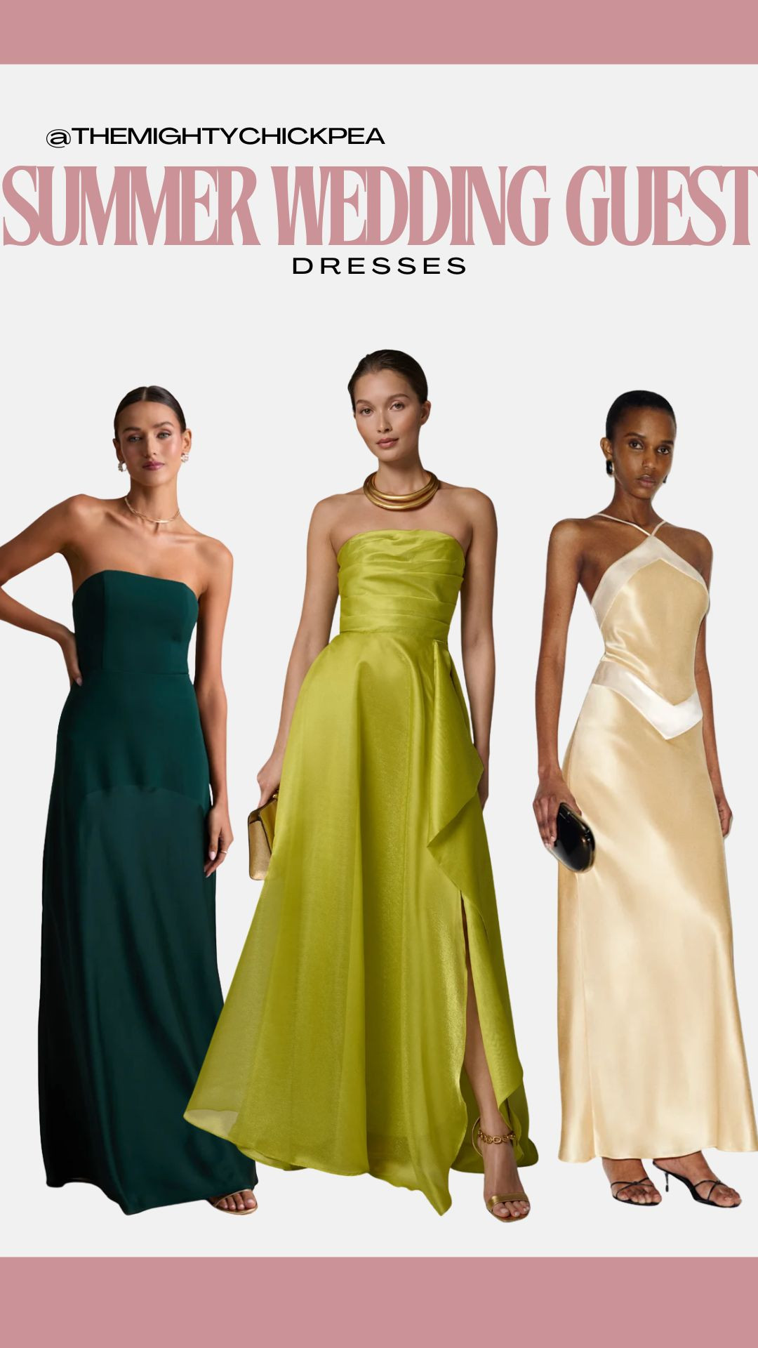 loving all of the yellows and greens for wedding guest dresses in spring and summer! 

 