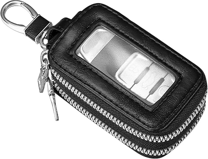 vvag Premium Car Key Fob Case Genuine Leather Car Smart Key fob Holder Car Remote Keychain Bag Un... | Amazon (US)