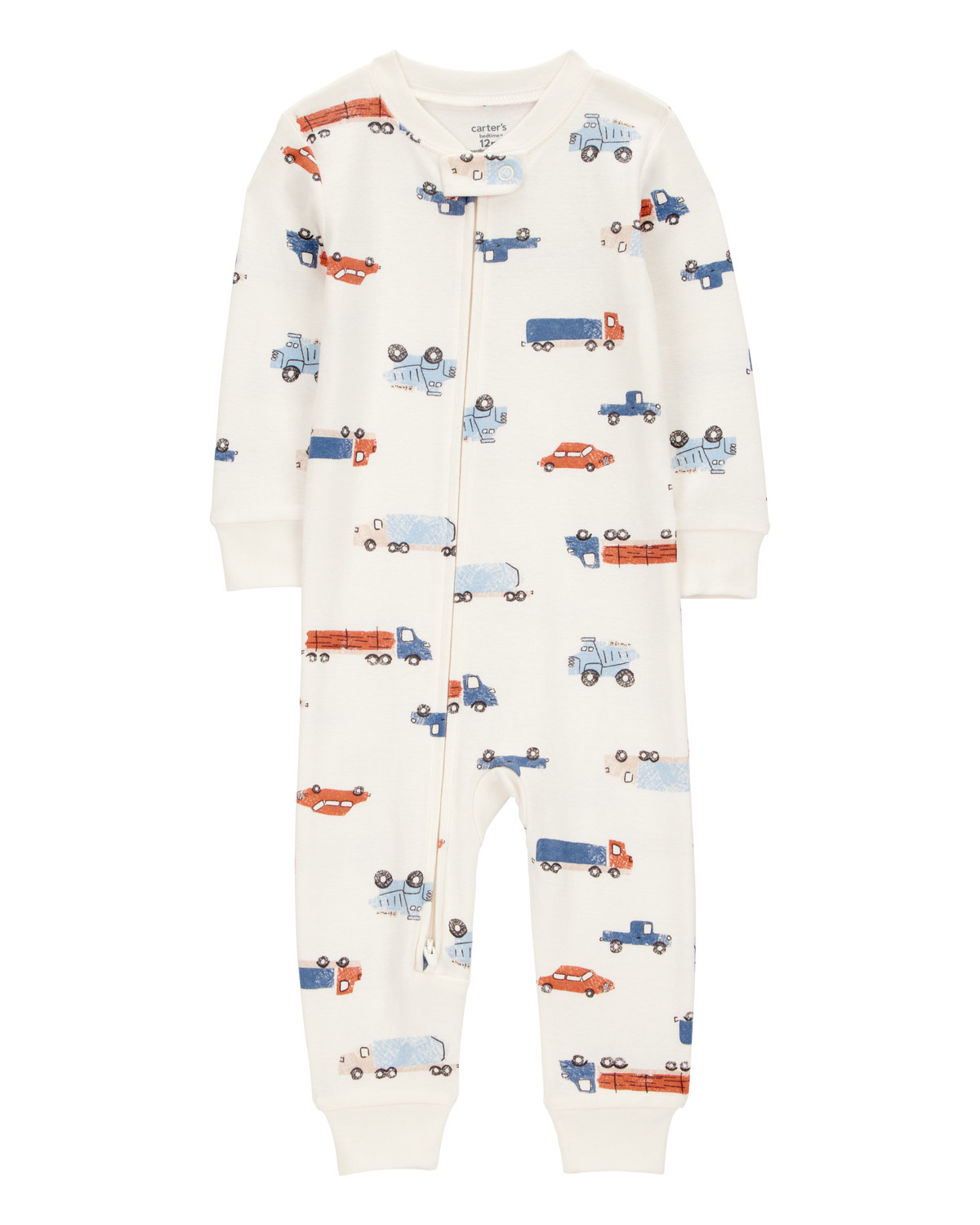 Toddler 1-Piece Cars 100% Snug Fit Cotton Footless Pajamas - Ivory - Carter's | Carter's | Carter's Inc