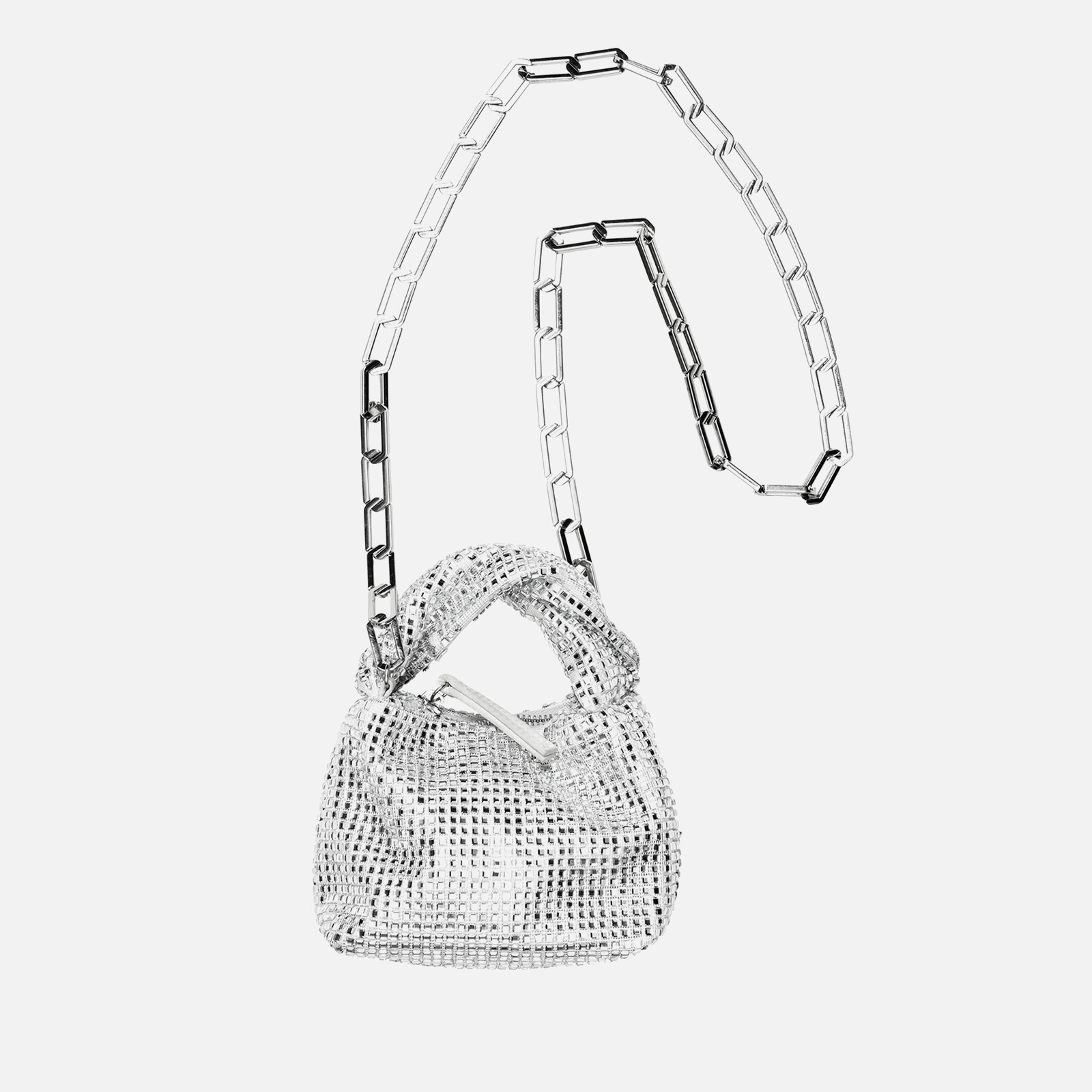 Stine Goya Women's Ziggy, 1889 Mini Hobo Cross Body Bag - Silver | Coggles | Coggles (Global)