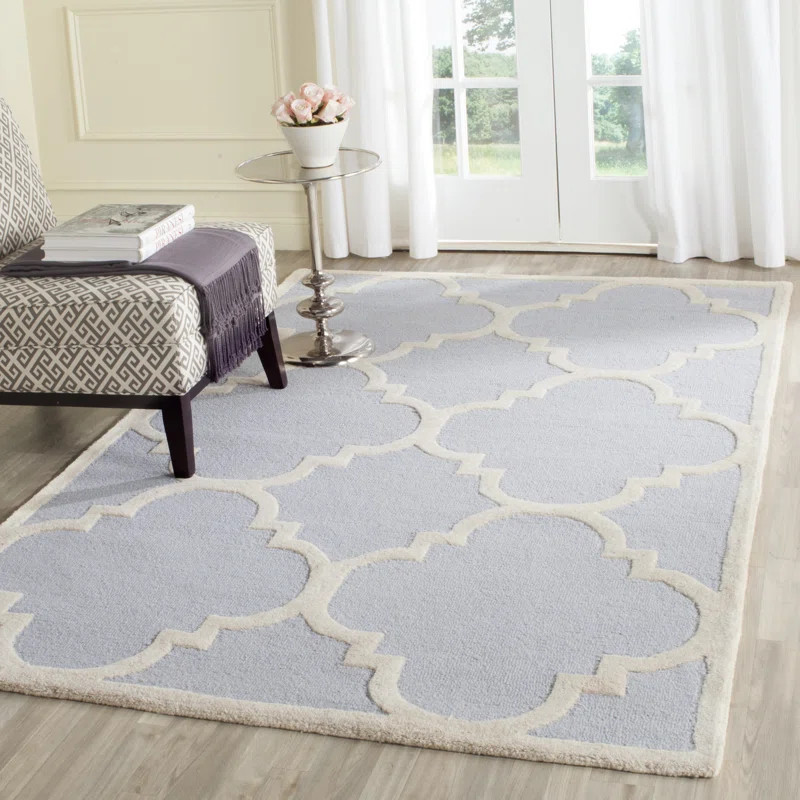 Cambridge Hand Tufted Wool Geometric Rug | Wayfair North America