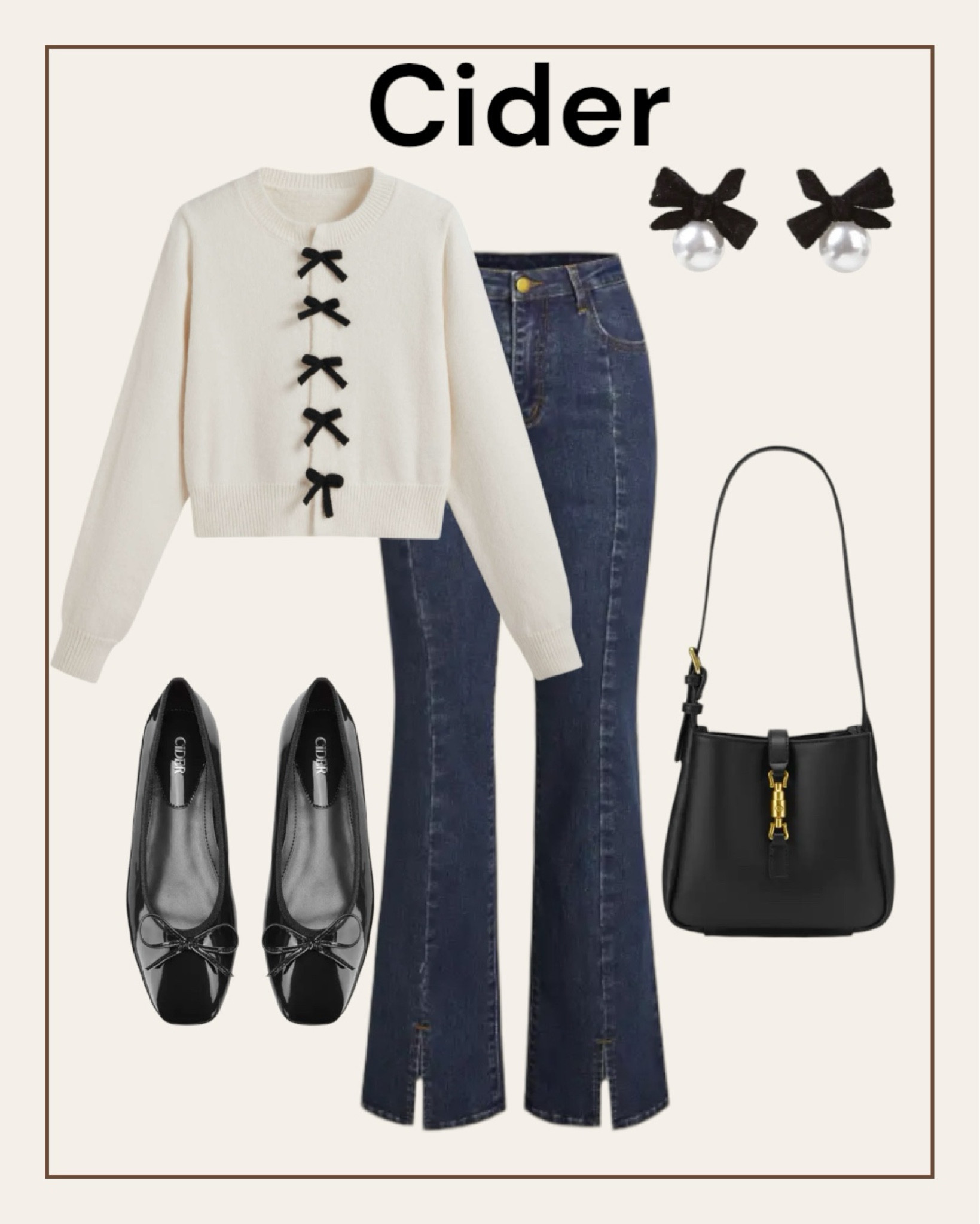 Cider outfit that is so affordable. Cute sweater and jeans. 
#outfitt

#LTKfindsunder50 #LTKSeasonal #LTKstyletip