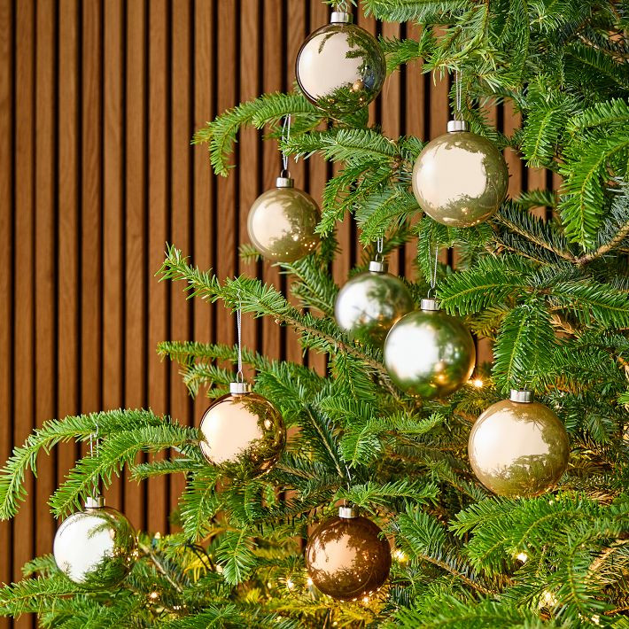 Medium Gold Ornaments (Set of 9) | West Elm CA