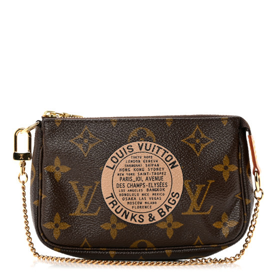 Monogram Complice Trunks and Bags Mini Pochette Accessories Beige | FASHIONPHILE (US)