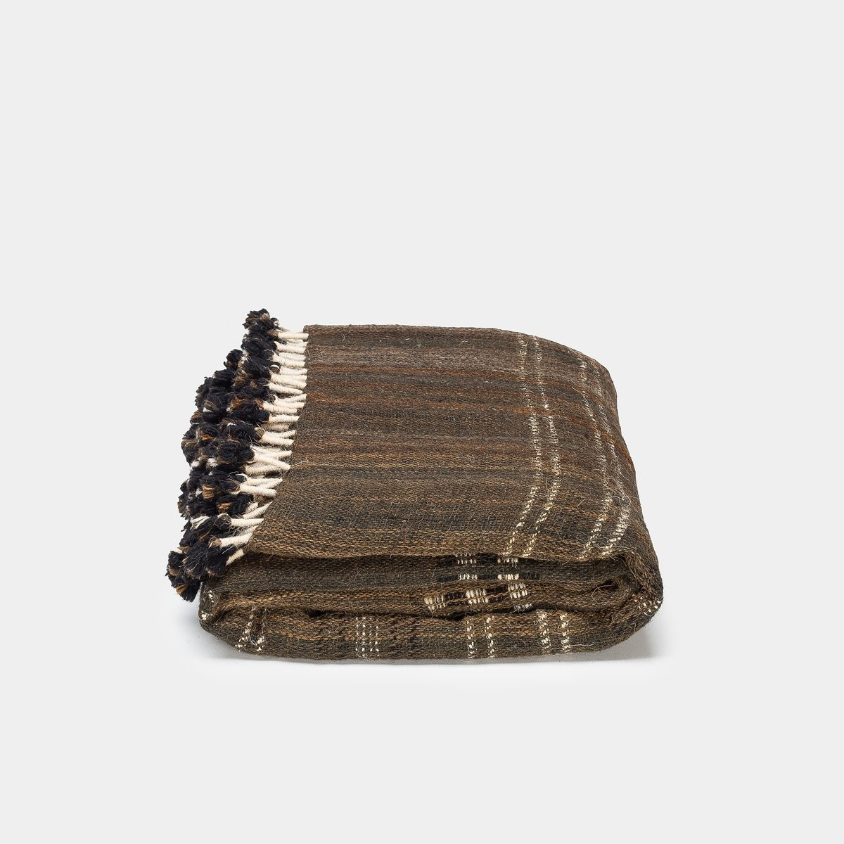 Akriti Charcoal Throw | Amber Interiors