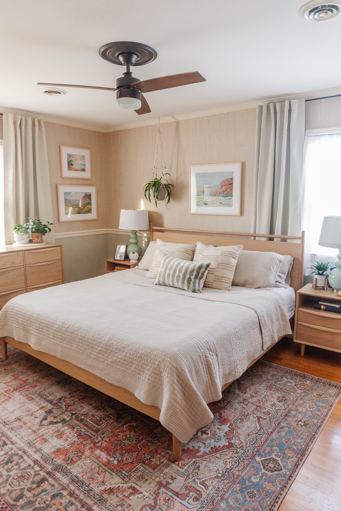 Of all the many designs our primary bedroom has gone through, this current one is my absolute favorite…Get the look with these home décor finds, and shop my exclusive faux grasscloth wallpaper  on dreamgreendiy.com now! ⭐️

#LTKFindsUnder100 #LTKHome #LTKFindsUnder50