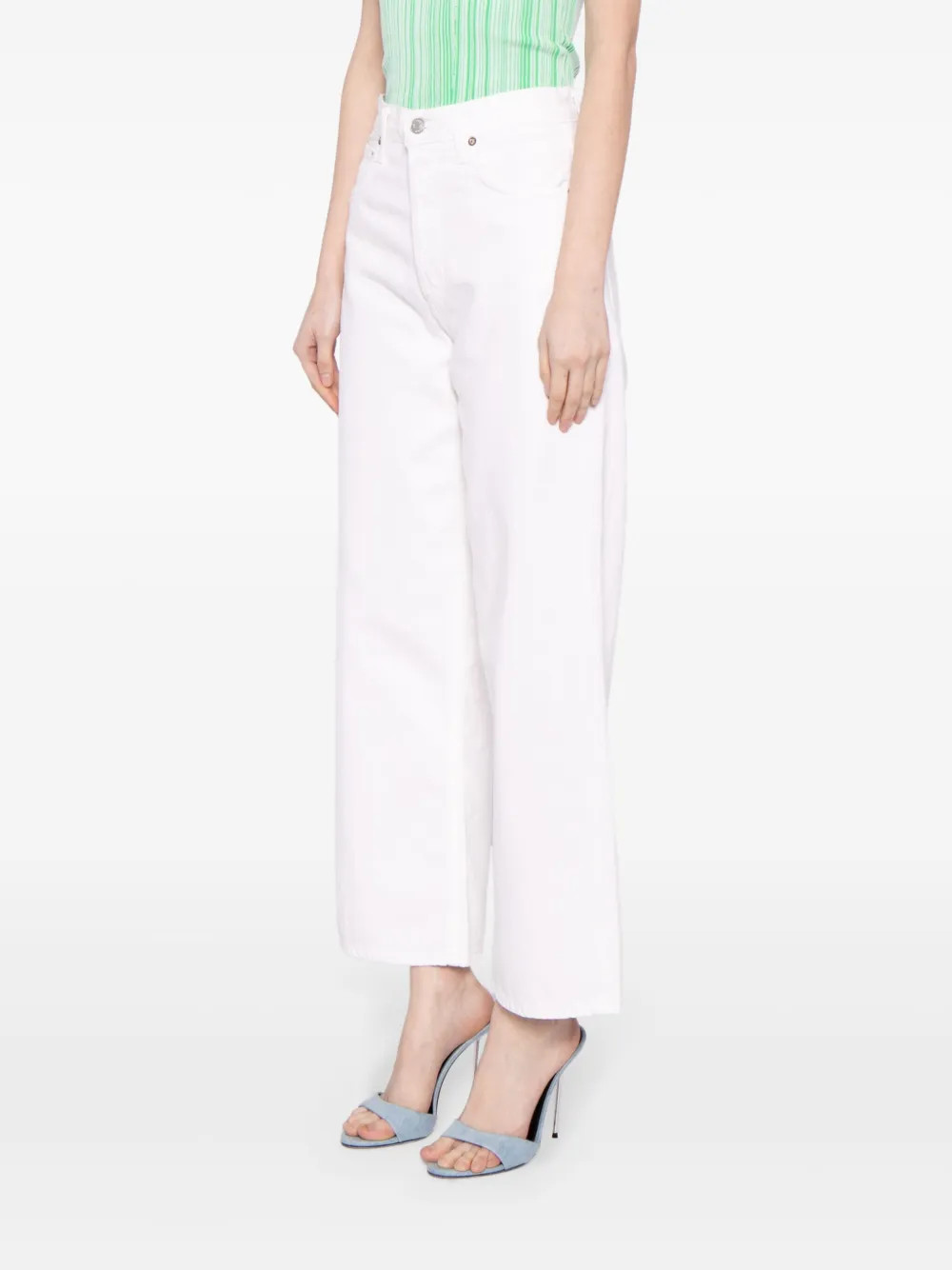 AGOLDE Ren wide-leg Jeans - Farfetch | Farfetch Global