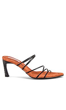 Reike Nen 5 Strings Pointed Sandals in Black & Rose Pink from Revolve.com | Revolve Clothing (Global)