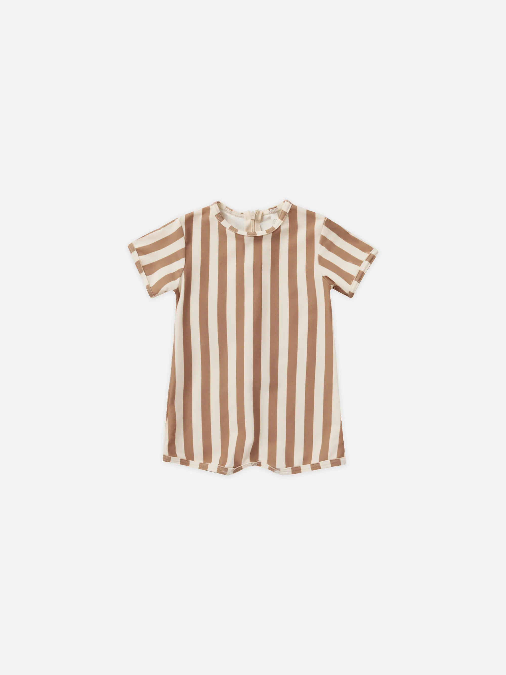 Shorty One-Piece || Clay Stripe | Rylee + Cru