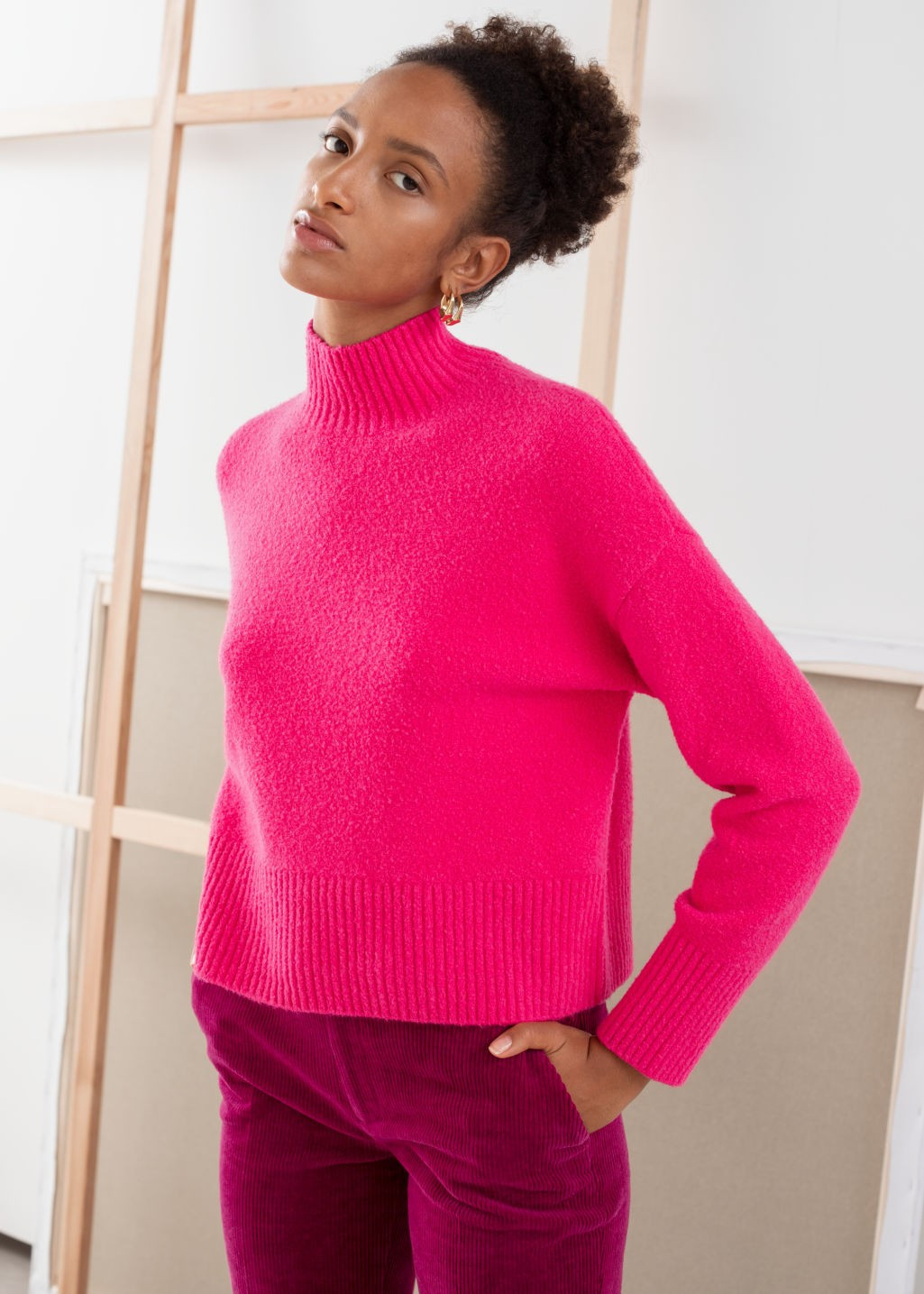Cropped Mock Neck Sweater | & Other Stories (EU + UK)