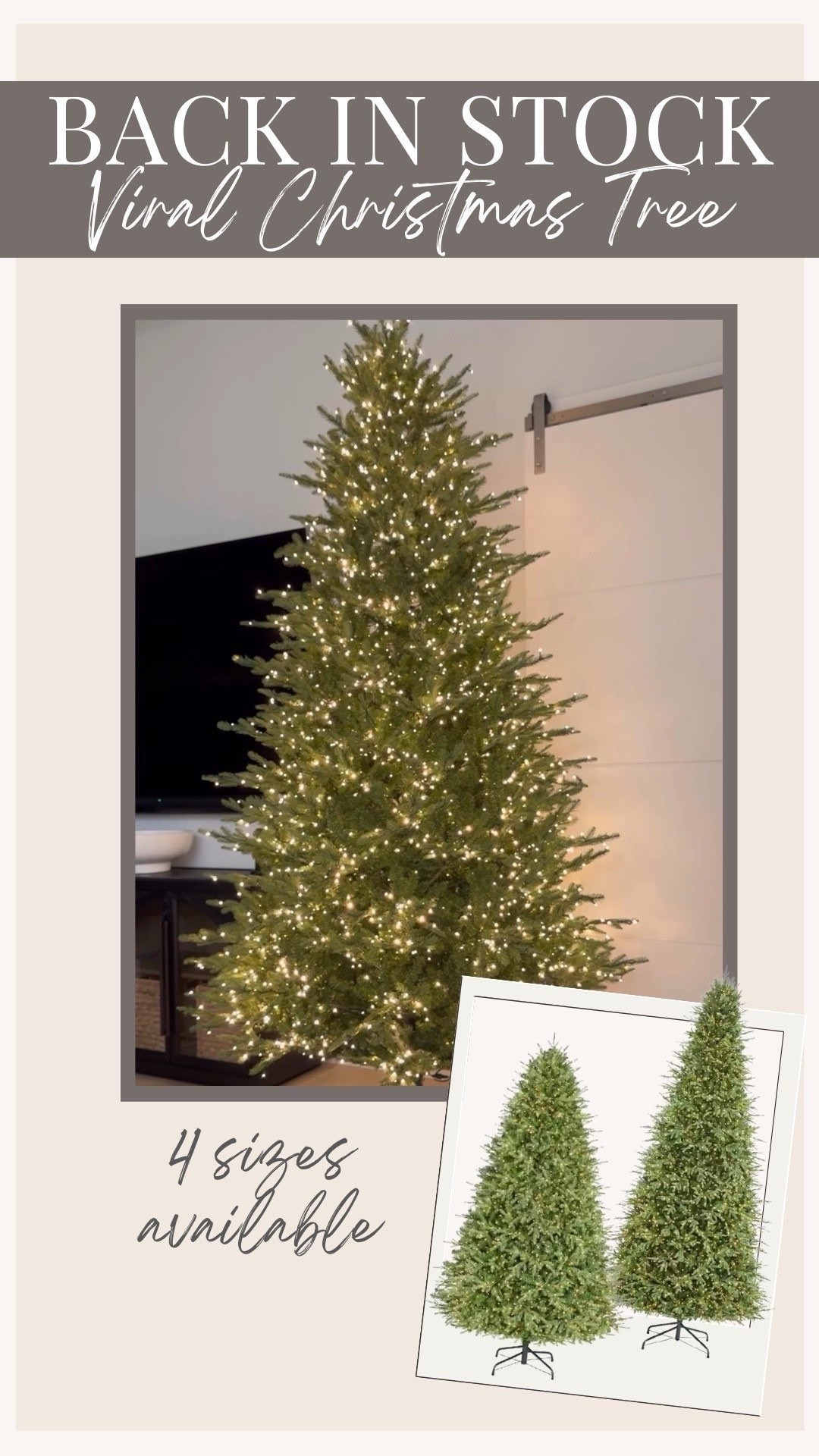 I know it may seem a bit early to think about Christmas, but the viral Home Depot Christmas tree is back in stock! This tends to sell out fast, so if you’ve been wanting one I’d suggest grabbing it now before it’s out of stock! 🚨 🏃‍♀️

#LTKSeasonal #LTKHome
