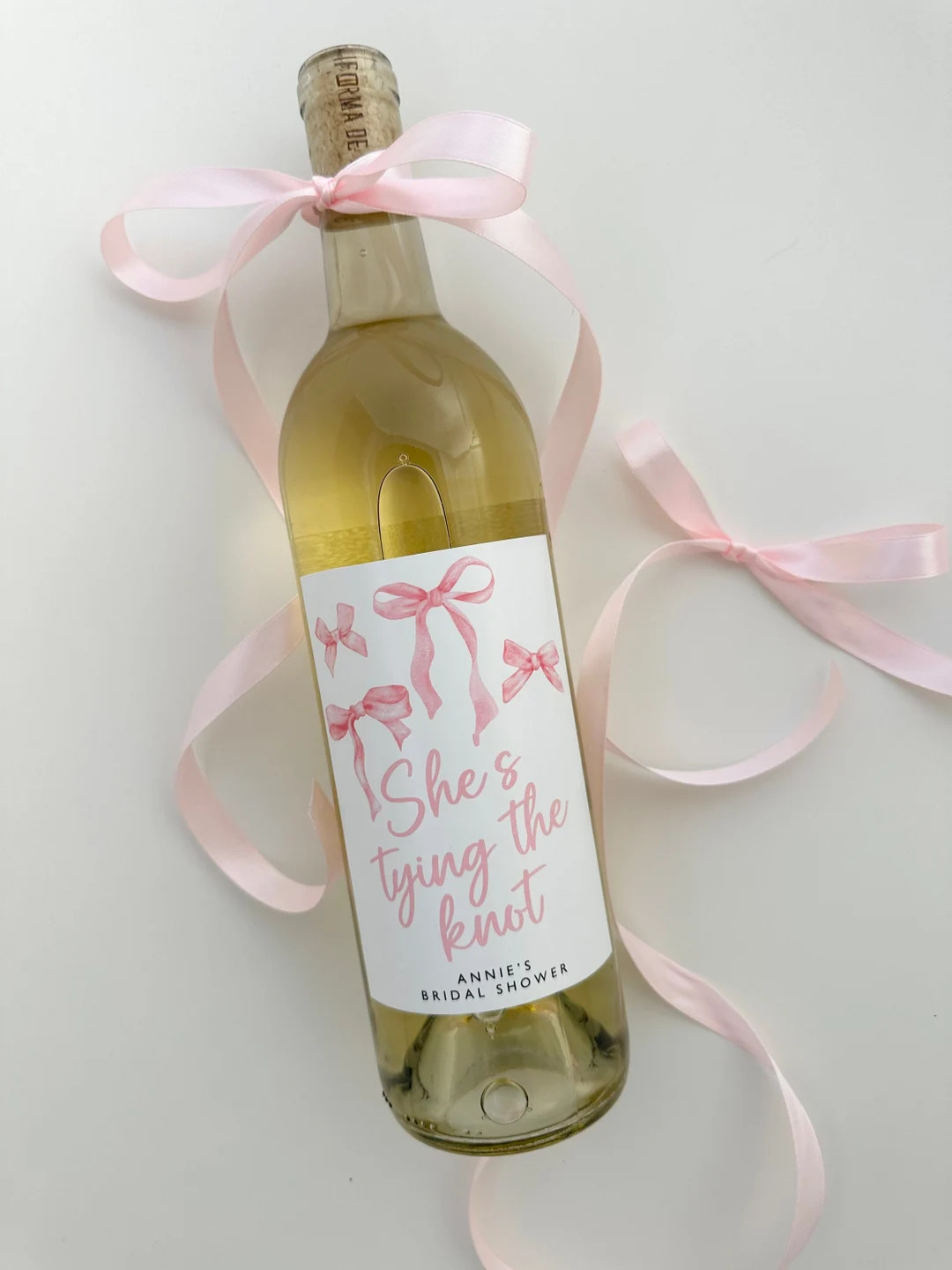 She's Tying the Knot - Champagne Wine bottle labels - Waterproof  - Bachelorette party - Bridal S... | Etsy (US)