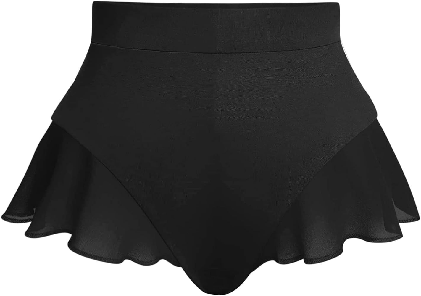Rave Bottoms for Women - Festival Cute High Waisted Bikini Shorts Sheer Mesh Ruffle Dance Skirt C... | Amazon (US)