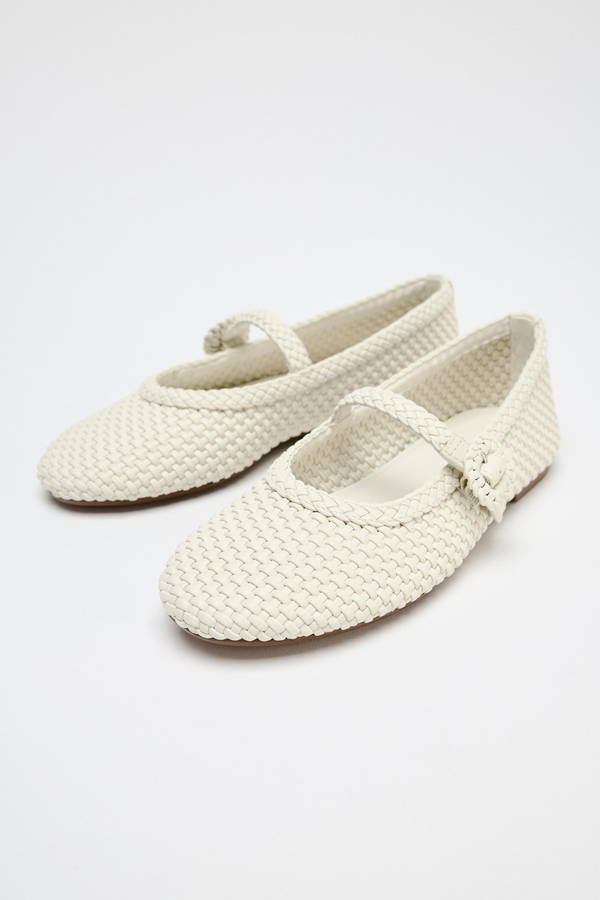 BRAIDED BALLET FLATS | Zara US