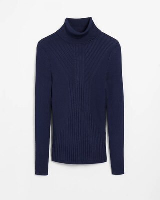 Long-Sleeve Ribbed Turtleneck | White House Black Market