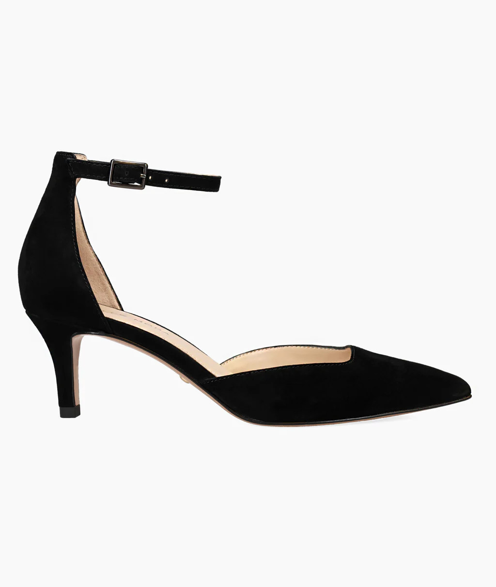 Kendal Low Heel - Black Suede | Pelle Moda