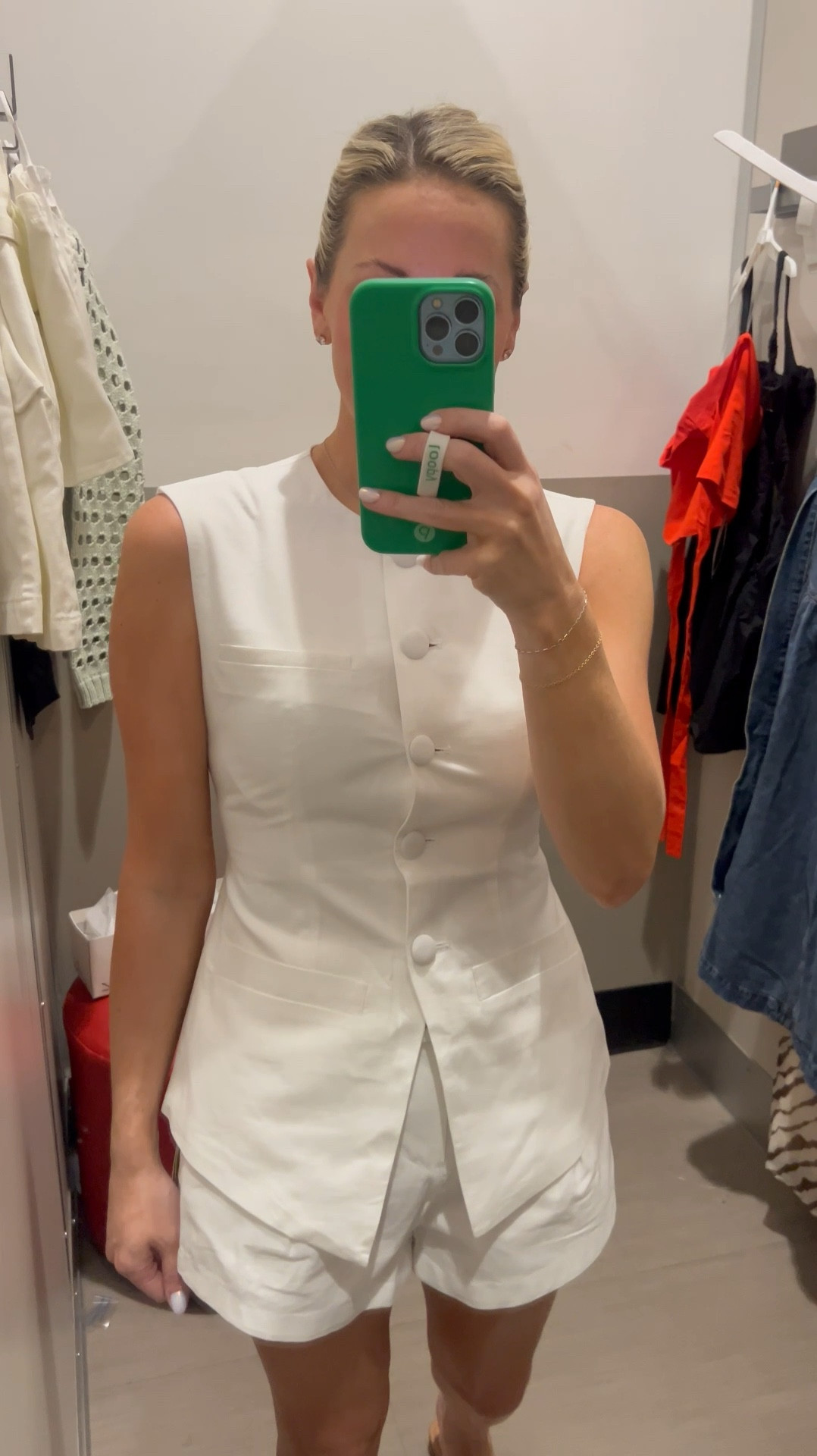 Target new arrivals! This collection by Jenee Taylor is SO good!!! 
Ruffle dress- im in the size small, but needed an XS. 
Black corset dress- size 2
Red top- size small
All shorts size 2
Denim dress- size 2 
White denim corset top- all they had was a medium but I needed a small or even Xsmall
Everything else I’m in my true size small or size 2 EXCEPT for the button down vest. I sized up to a 4 and maybe even could’ve done a 6. Size up! 

#LTKFindsUnder50 #LTKVideo #LTKStyleTip